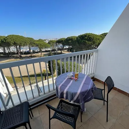 Studio Vue Port, Parking Prive, Terrasse, Clim Le Grau-du-Roi Buitenkant foto